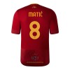 Maglia ufficiale AS Roma Matic 8 Casa 2022-23 per Uomo